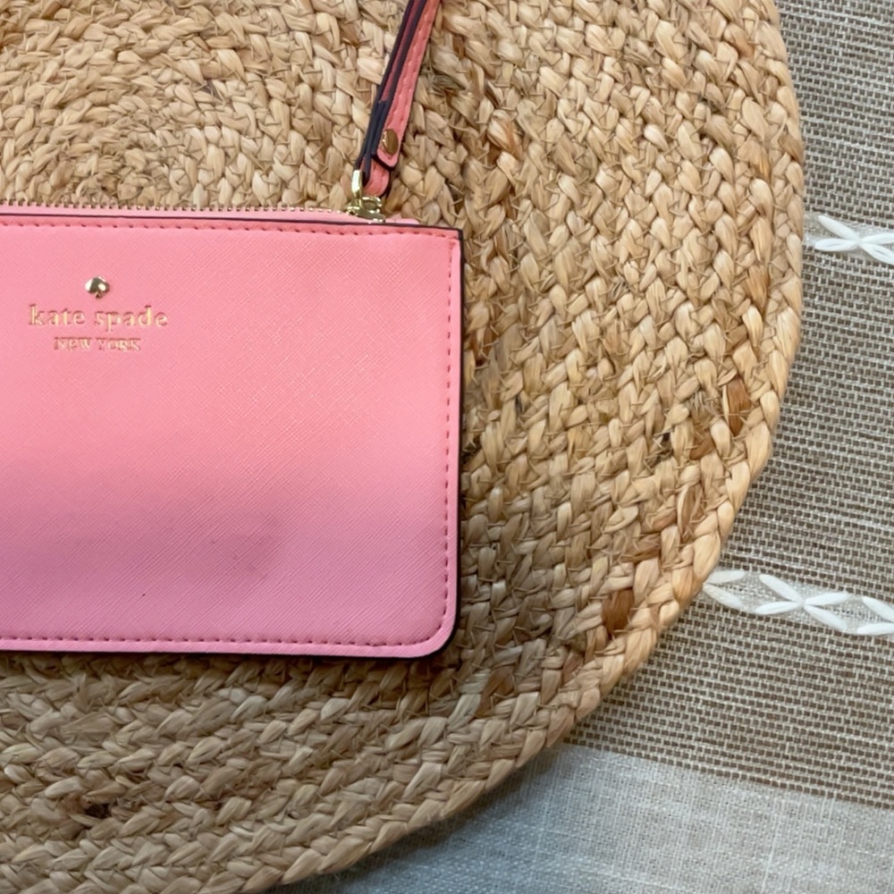 Kate Spade Blush Pink Wristlet - Picture 2 of 6